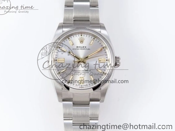 PERPETUAL BEST SILVER 904L DIAL 36MM 126000 EDITION VSF 1:1 OYSTER VS3235 STEEL 0108